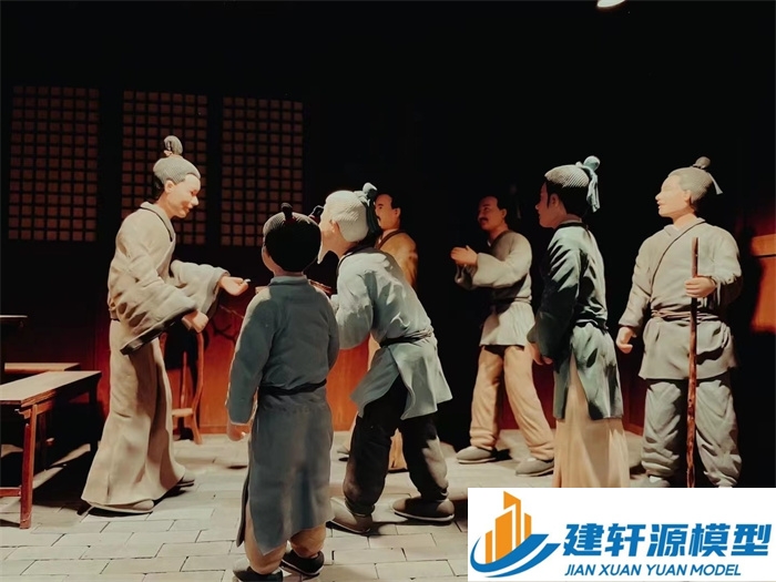 都江堰喻侃压粮饷军场景
