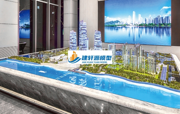 都江堰富春-金茂星外滩模型
