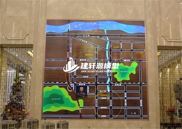 都江堰区域壁挂模型